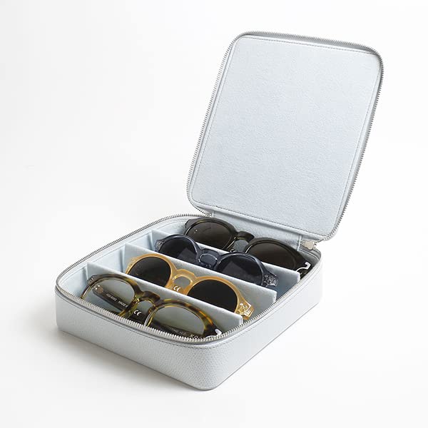 【新品・未使用品】カラーチャート　革製メガネケース（４本収納可能） 新品・未使用品】カラーチャート 革製メガネケース（4本収納